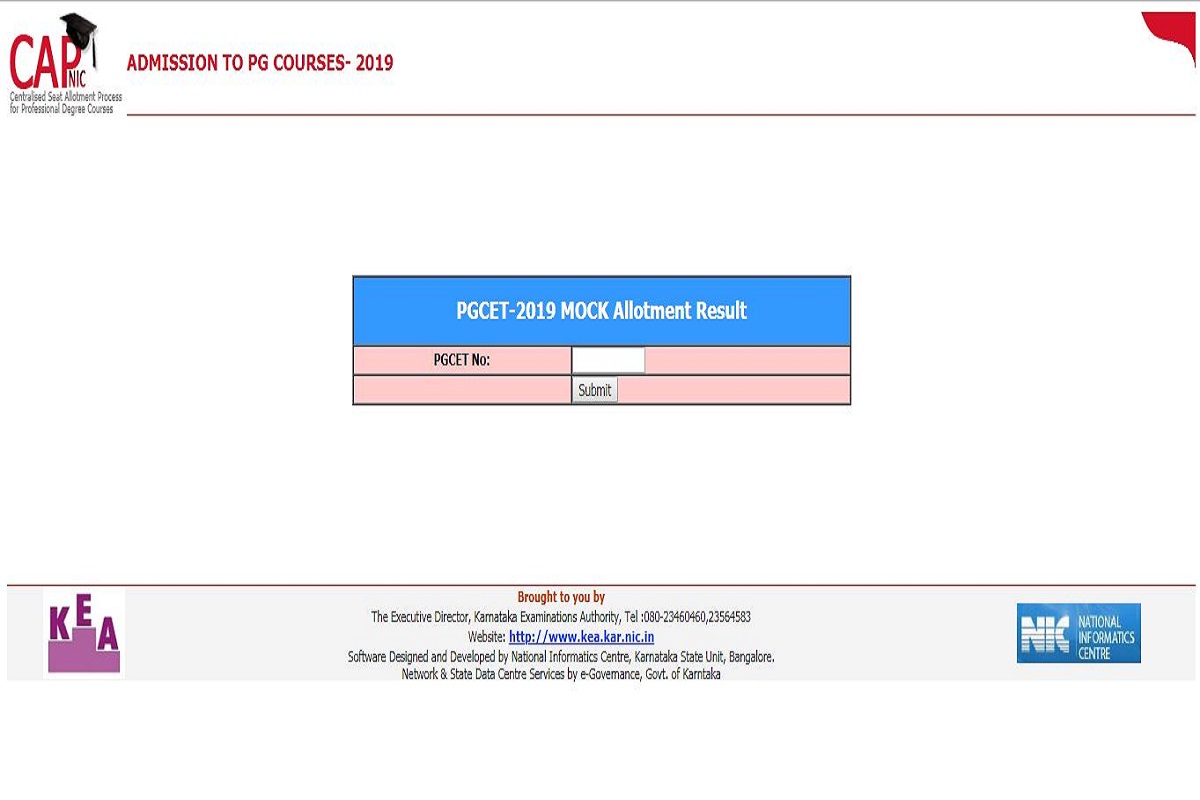 KEA PGCET mock allotment results 2019 declared at cetonline.karnataka.gov.in | Check now