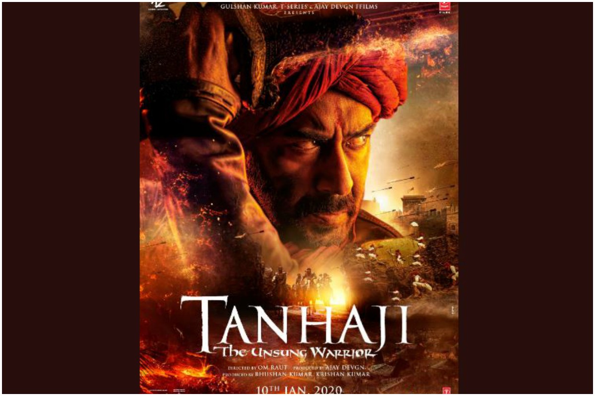 Ajay Devgn in and as Tanhaji: The Unsung Warrior, first look out