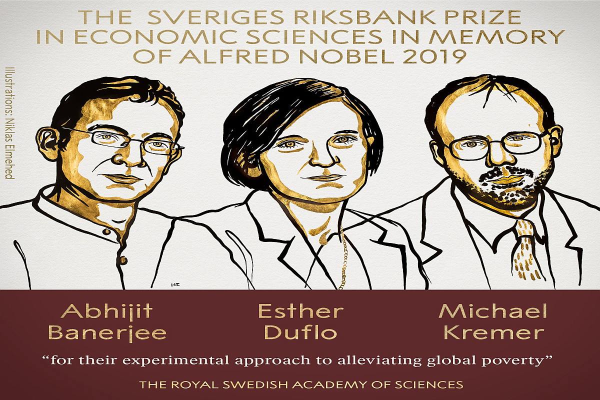 Nobel Prize for Economics 2019 awarded to Abhijit Banerjee, Esther Duflo and Michael Kremer