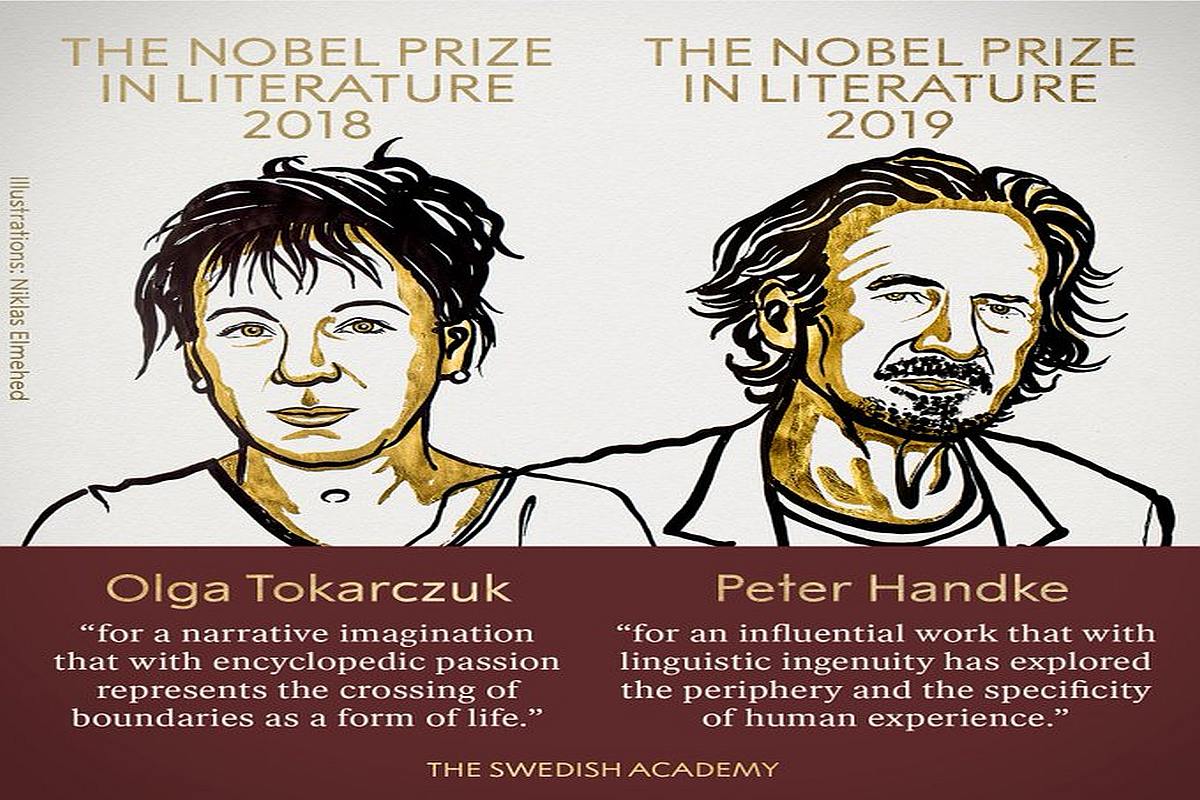 Swedish Academy awards Olga Tokarczuk and Peter Handke Nobel Prize in literature