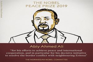 Nobel Peace Prize awarded to Ethiopian PM Abiy Ahmed Ali