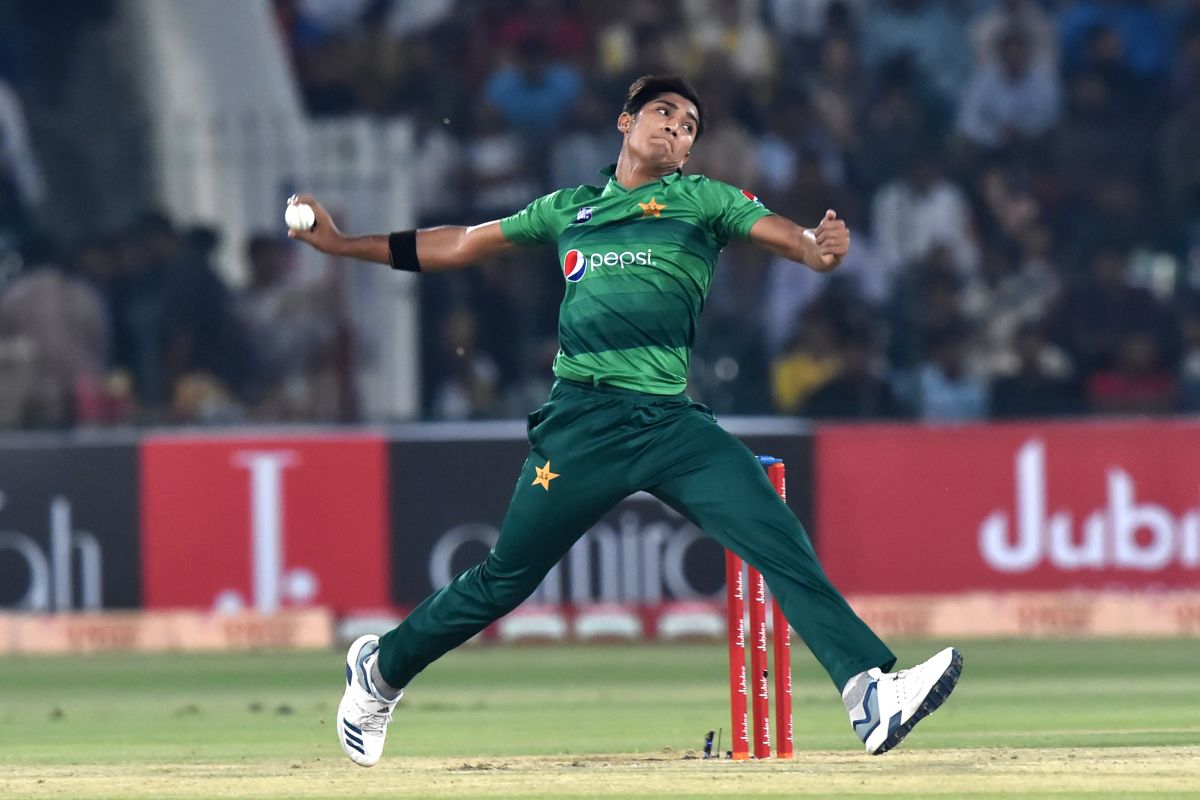 Pakistan’s Mohammad Hasnain becomes youngest to take T20I hat-trick