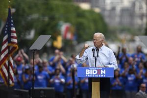 US presidential candidate Joe Biden maintains double-digit lead in new national poll