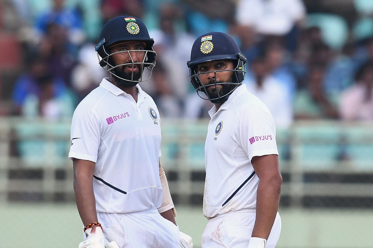 Vizag Test: Rohit, Pujara consolidate India’s position