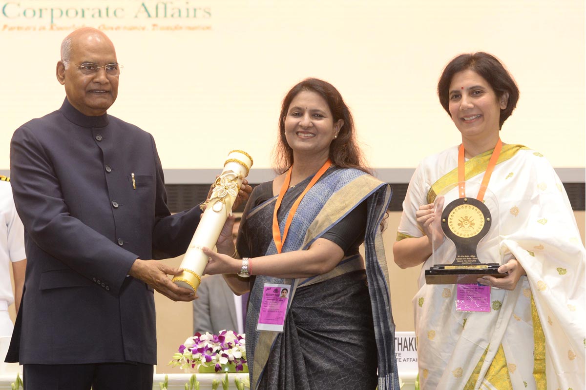President Ram Nath Kovind presents NCSR Awards