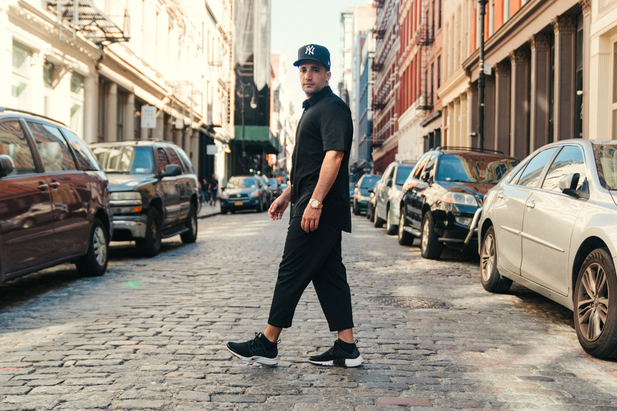 Sneakers and streetwear are the focus of fashion influencer Santino LoConte