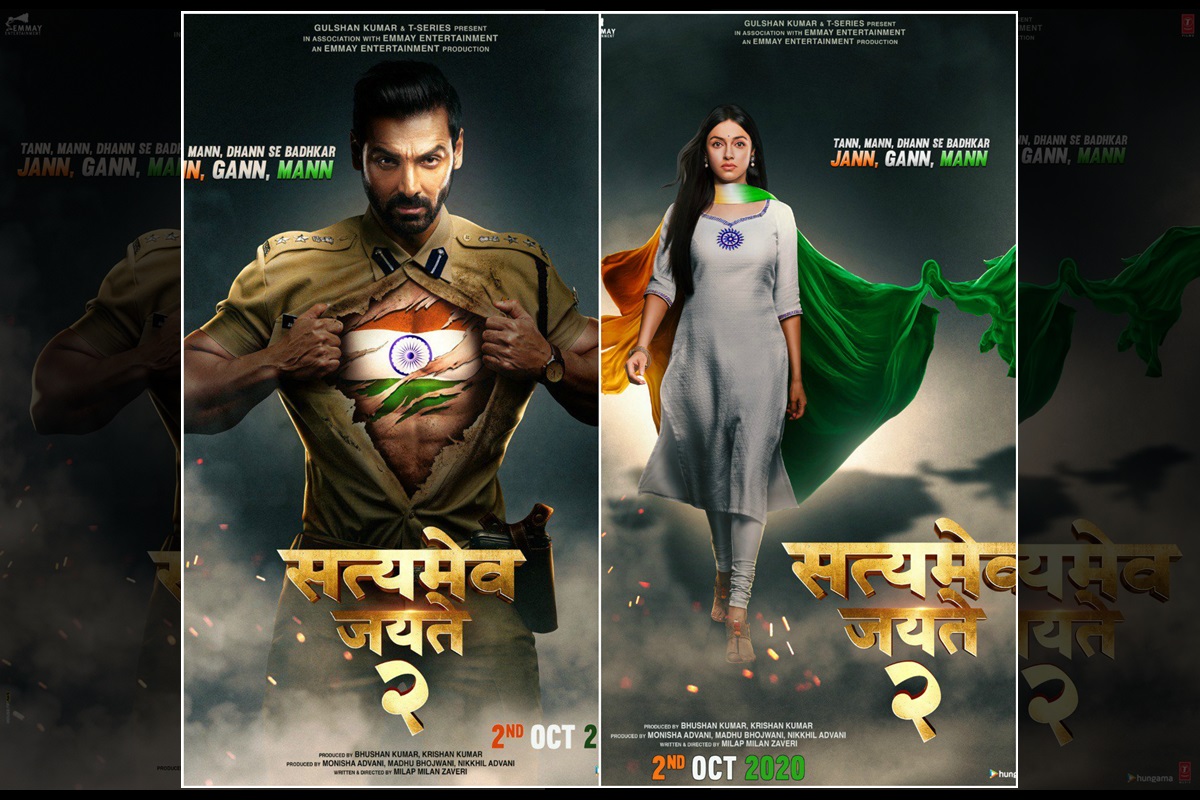 ‘Satyameva Jayate 2’ first look posters starring John Abraham, Divya Khosla Kumar out