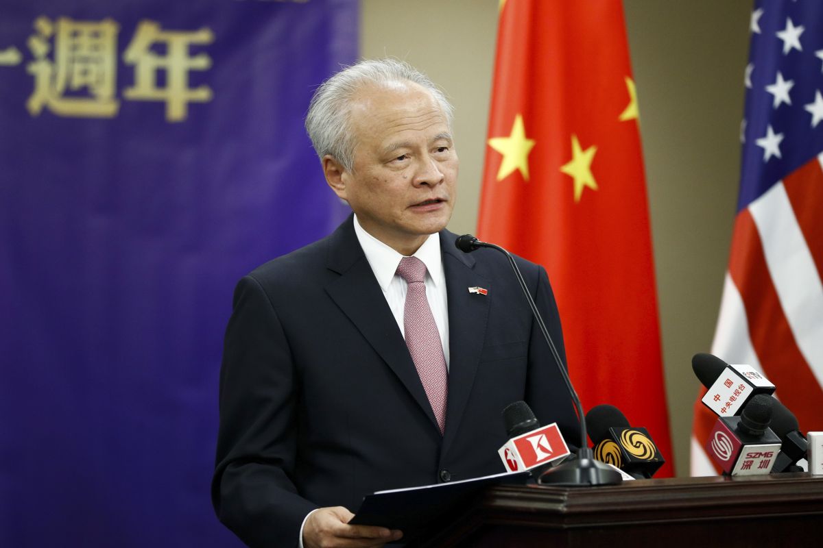 US, China lose from confrontation: Chinese ambassador