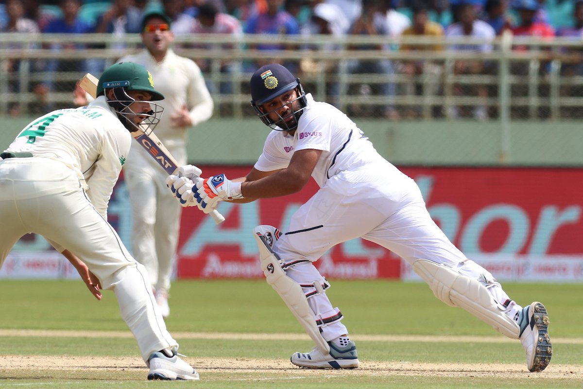 India vs South Africa 1st Test Lunch: Rohit Sharma scores half-century, India 91/0