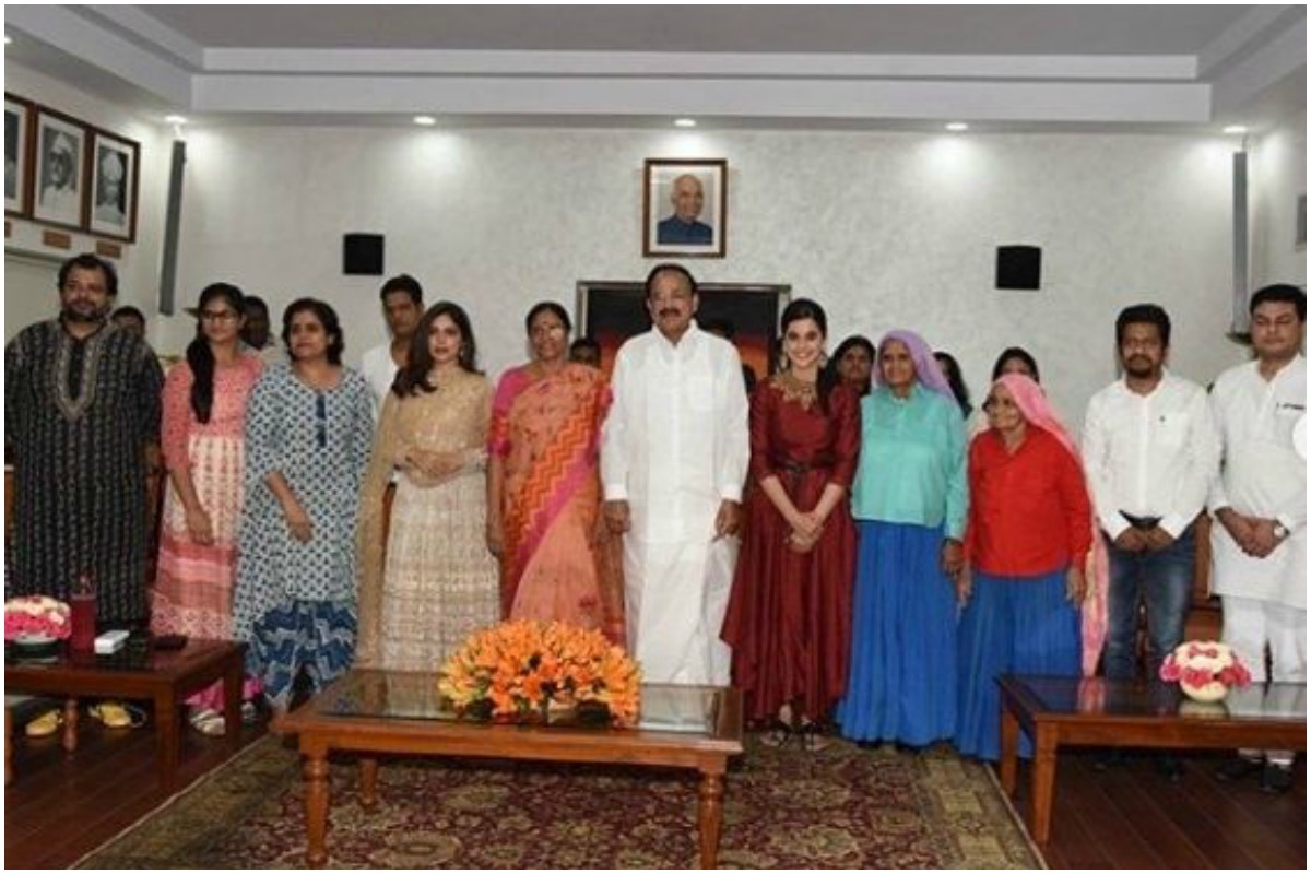 Saand Ki Aankh: Bhumi,Taapsee thank Vice President Venkaiah Naidu for appreciating their work