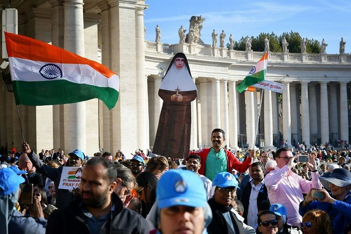 Kerala nun Sister Mariam Thresia, 4 others declared Saints by Pope Francis at Vatican