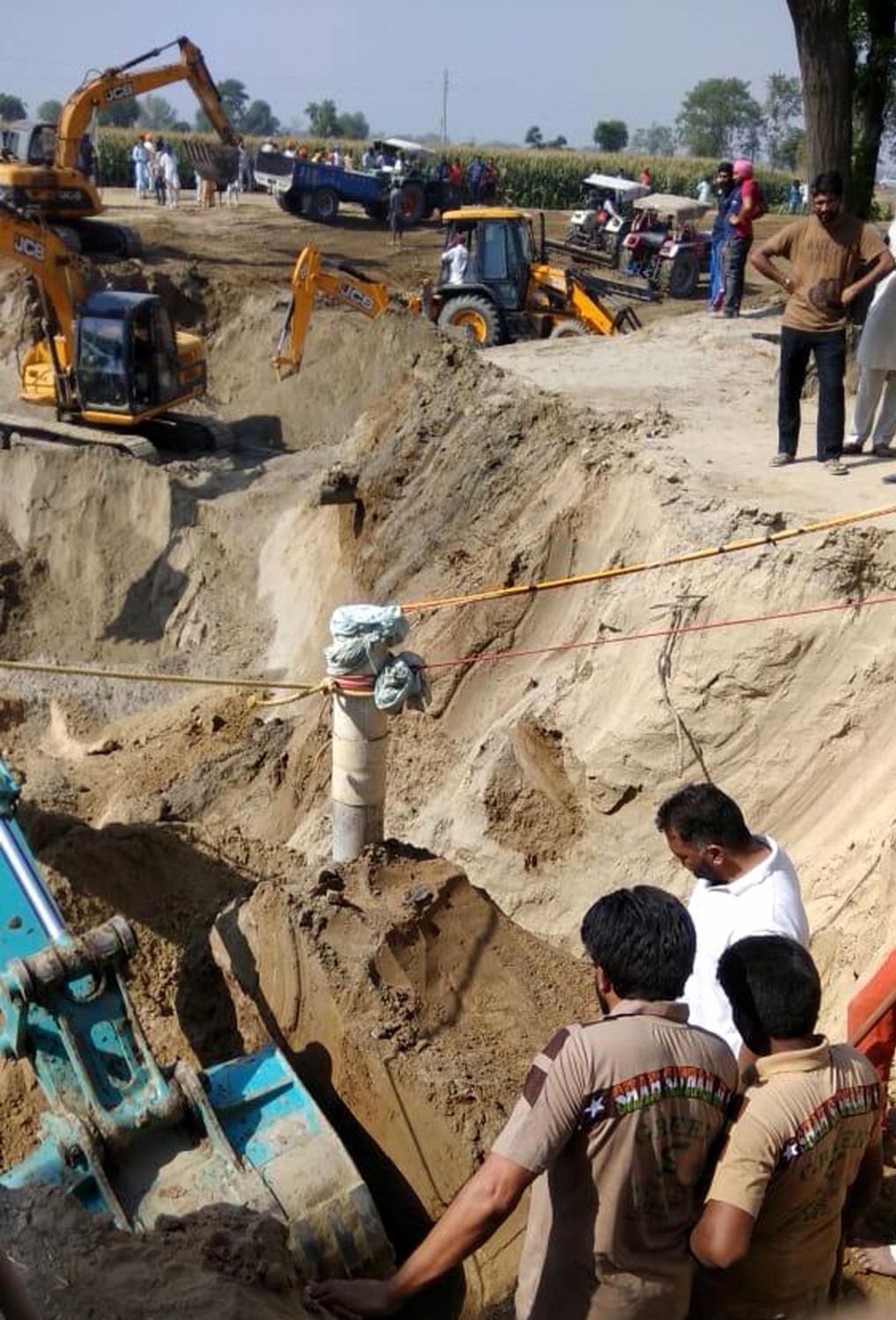 5-year-old girl dies after NDRF rescued her from borewell in Haryana’s Karnal