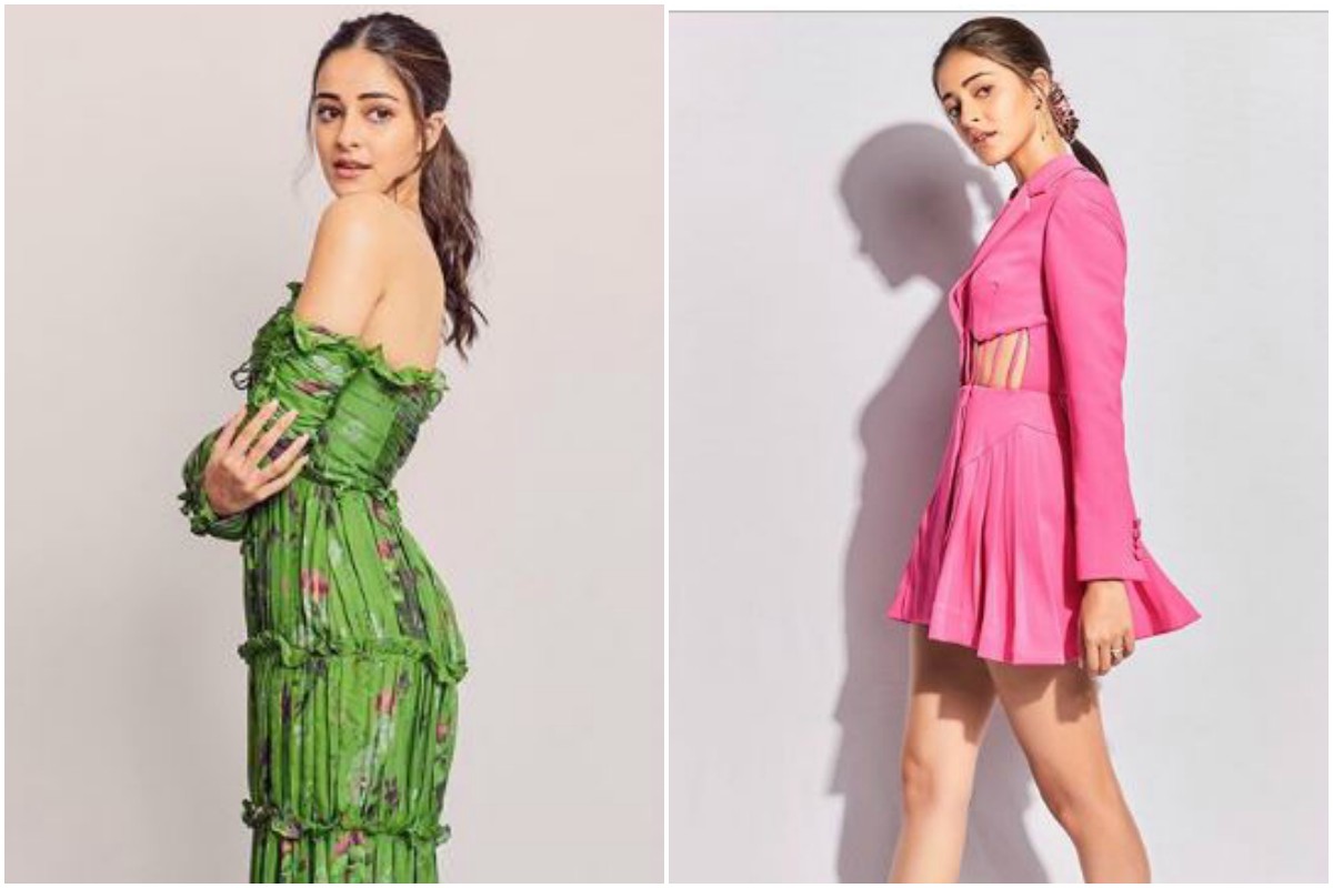 Ananya Panday floors Instagram in green-pink outfits, check out pics ...