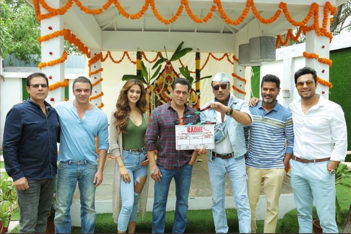 Salman Khan begins shoot for Radhe: Your Most Wanted Bhai