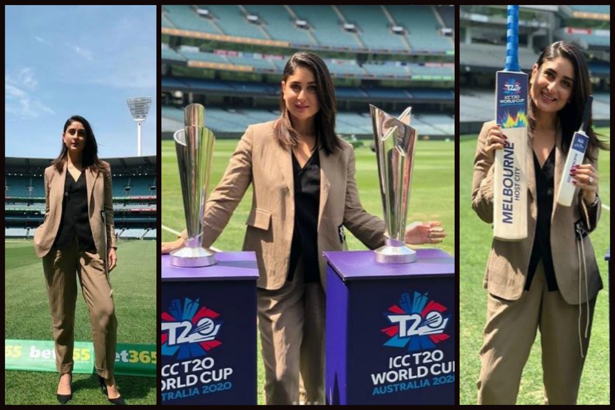 Kareena Kapoor unveils 2020 ICC World Cup trophies in Melbourne