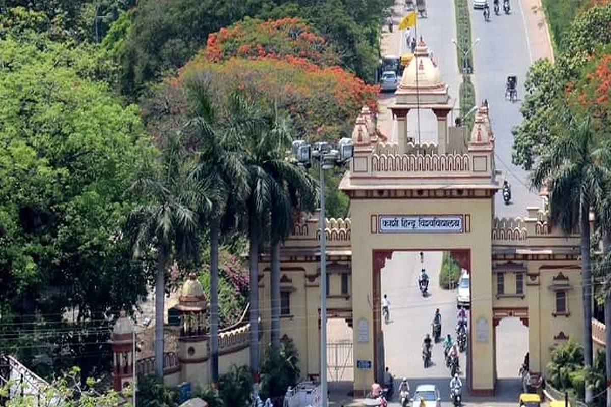 BHU official made to quit , charged for ‘insulting religious beliefs’ after she removes RSS flag