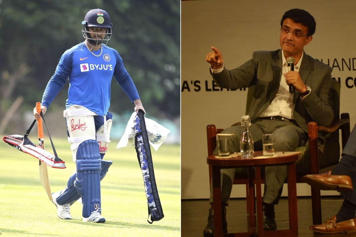Give Rishabh Pant time, he will be fine: Sourav Ganguly