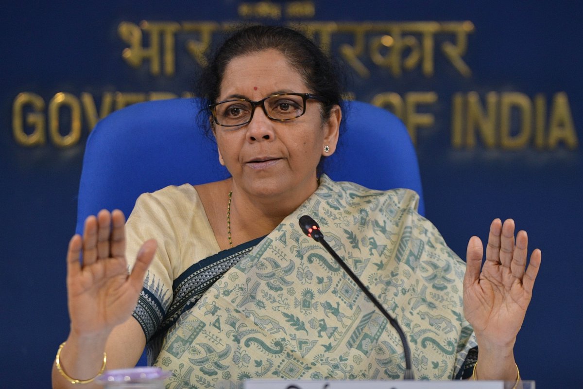 “India’s economic growth decelerated but there is no slump,” says Sitharaman
