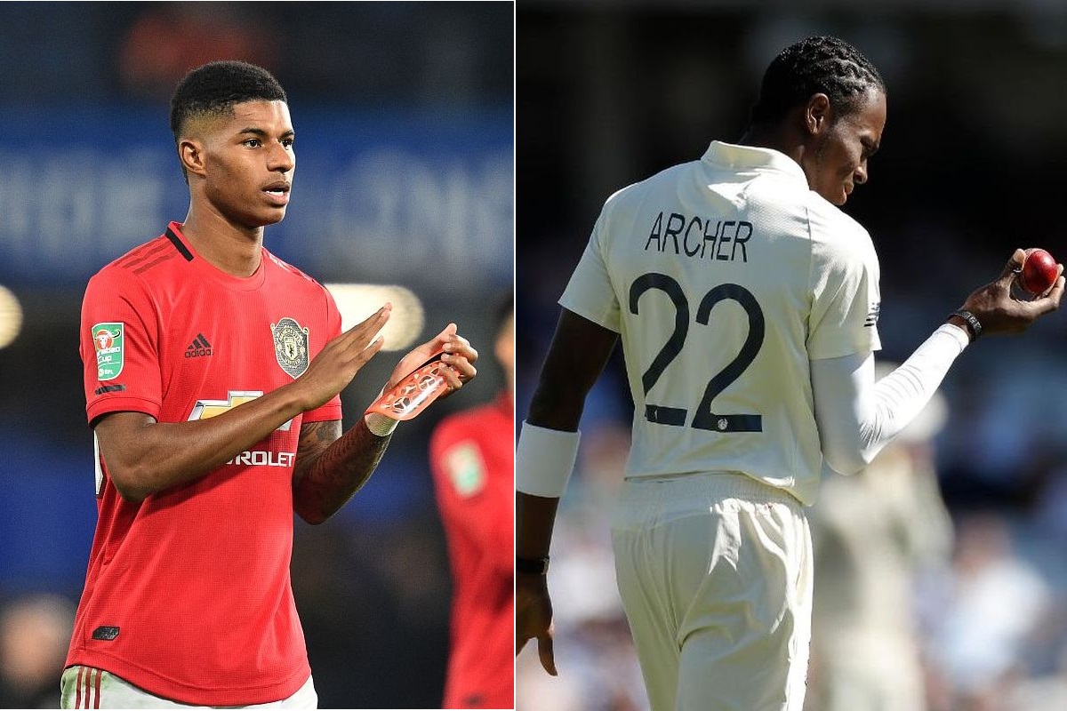 ‘He is unreal talent, already a national hero’: Marcus Rashford backs Jofra Archer after ‘racial insult’