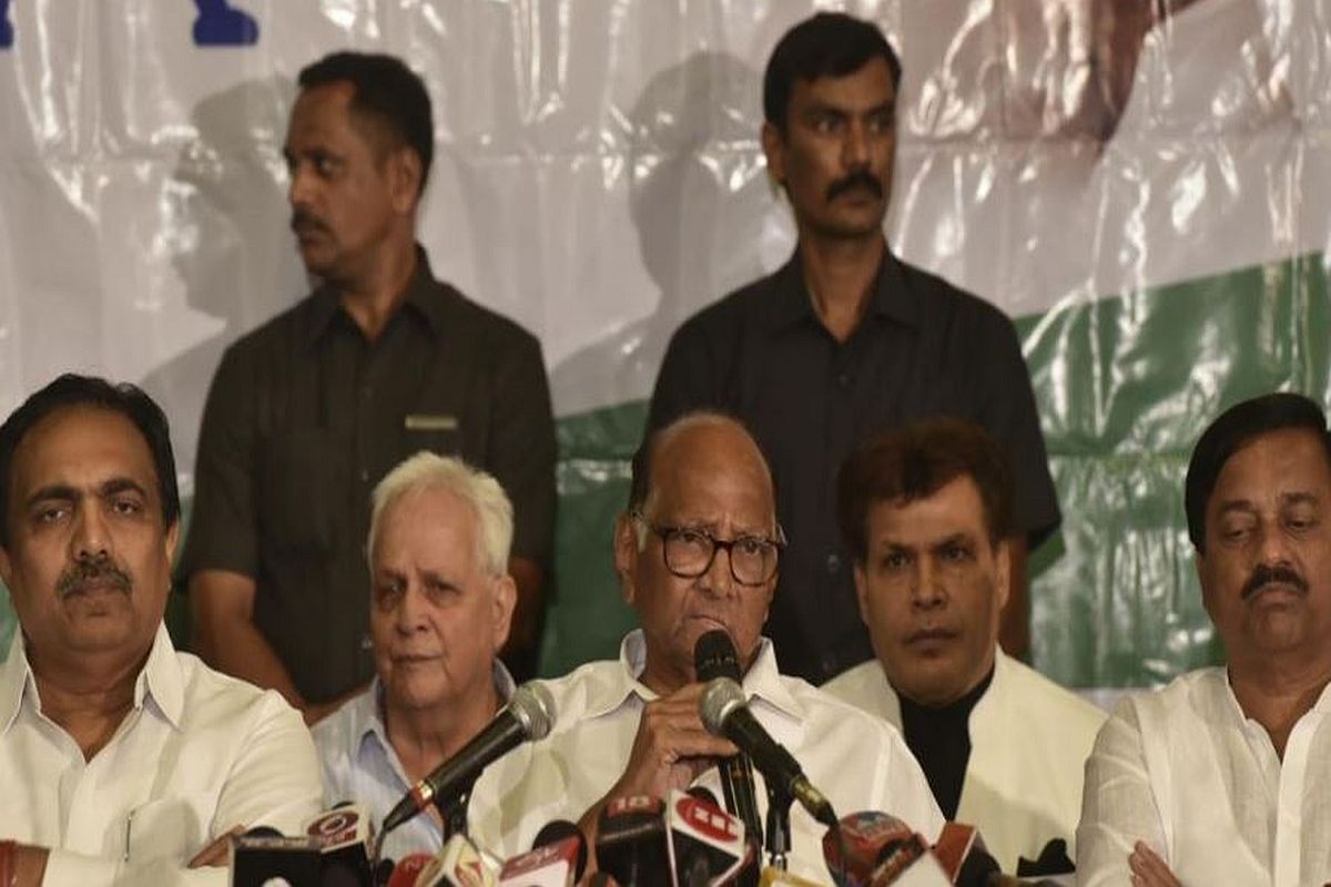 Sharad Pawar rules out tie-up with Shiv Sena, reiterates NCP, Congress to play role of opposition