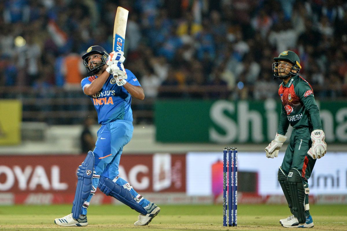 Rohit Sharma becomes first batsman to score 2500 T20I runs
