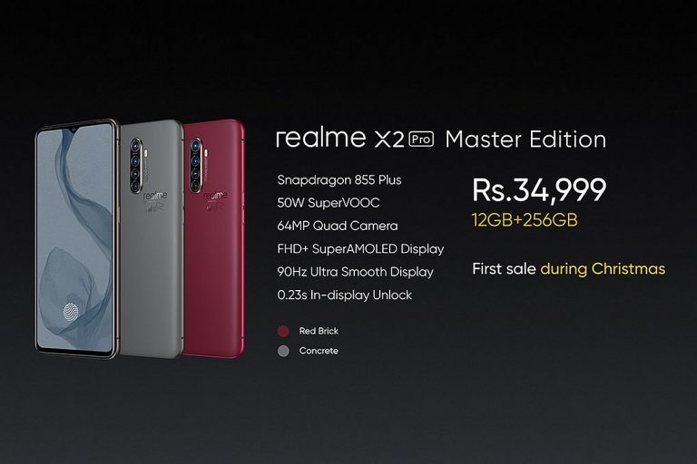 Realme X2 Pro, X2 Pro Master edition launched; Price, Spec and all that