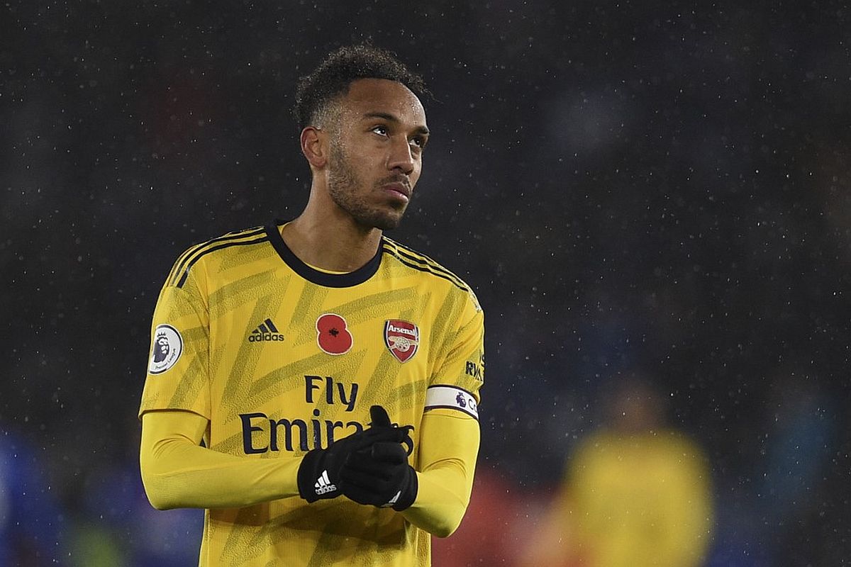 ‘For now, I’m here,’ says Aubameyang amid Barcelona, Inter Milan transfer talks