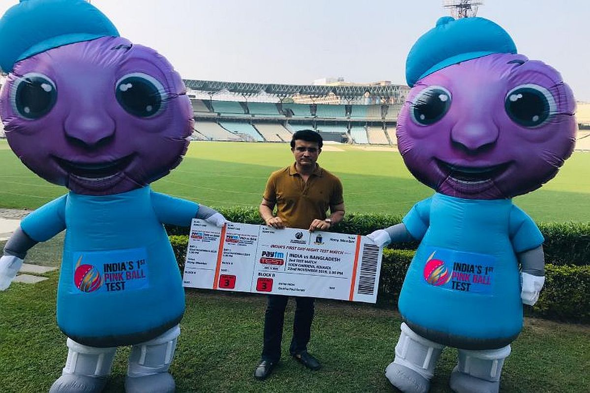 IND vs BAN, D-N Test: Mascots, 3D mapping, LED boards spice up Eden Gardens