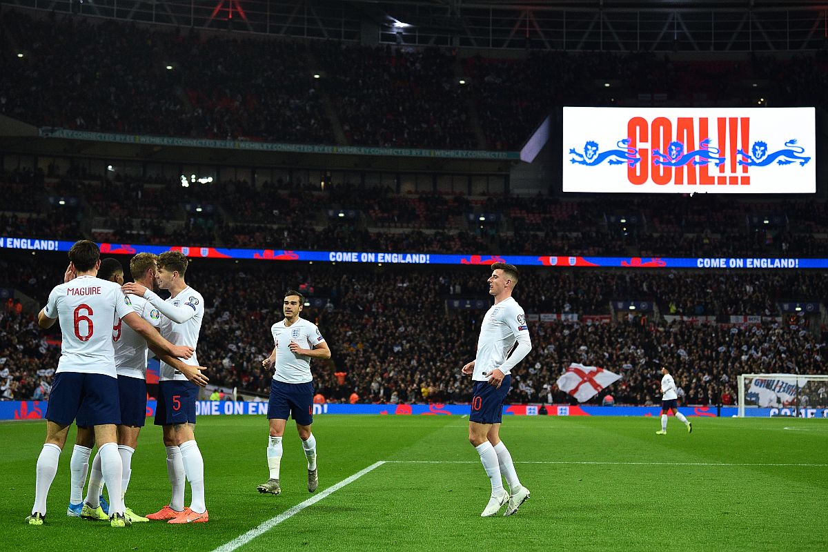 England thrash Montenegro 7-0 to make grand entry in Euro 2020
