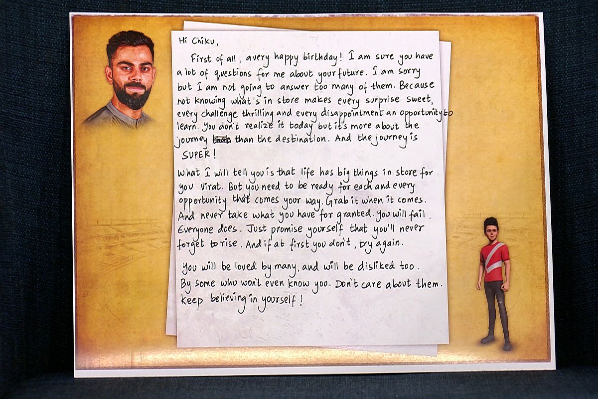Virat Kohli pens letter to 15-year-old self on 31st birthday