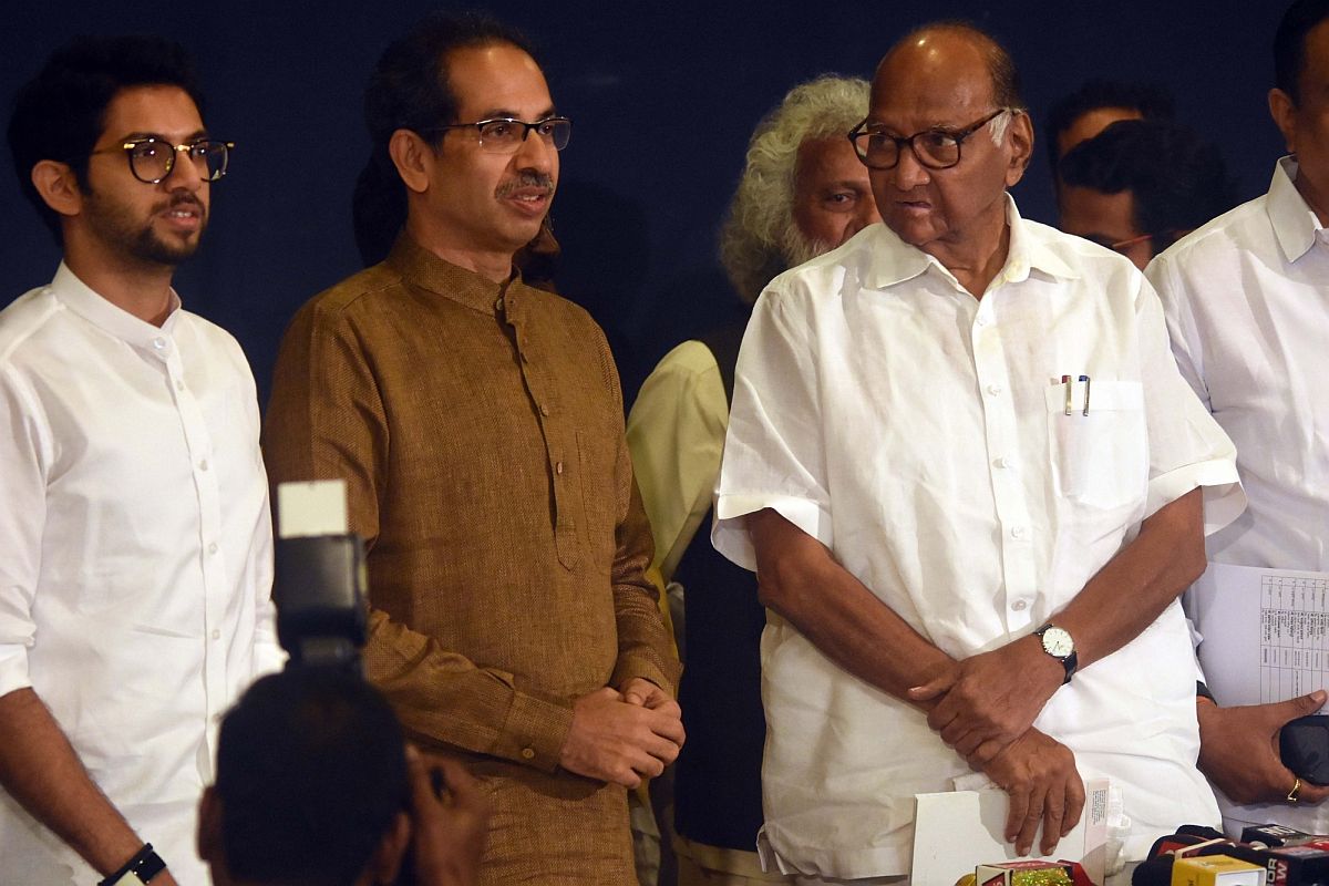 In bid to avoid President’s Rule, Sena-NCP-Cong stake claim to form govt in Maharashtra