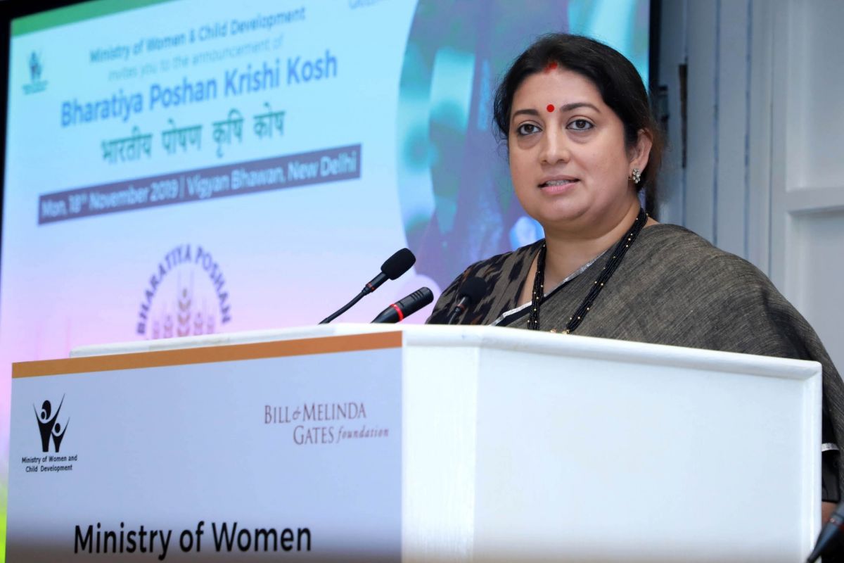 Over 1500 cases of child marriage between 2013 to 2017: Smriti Irani