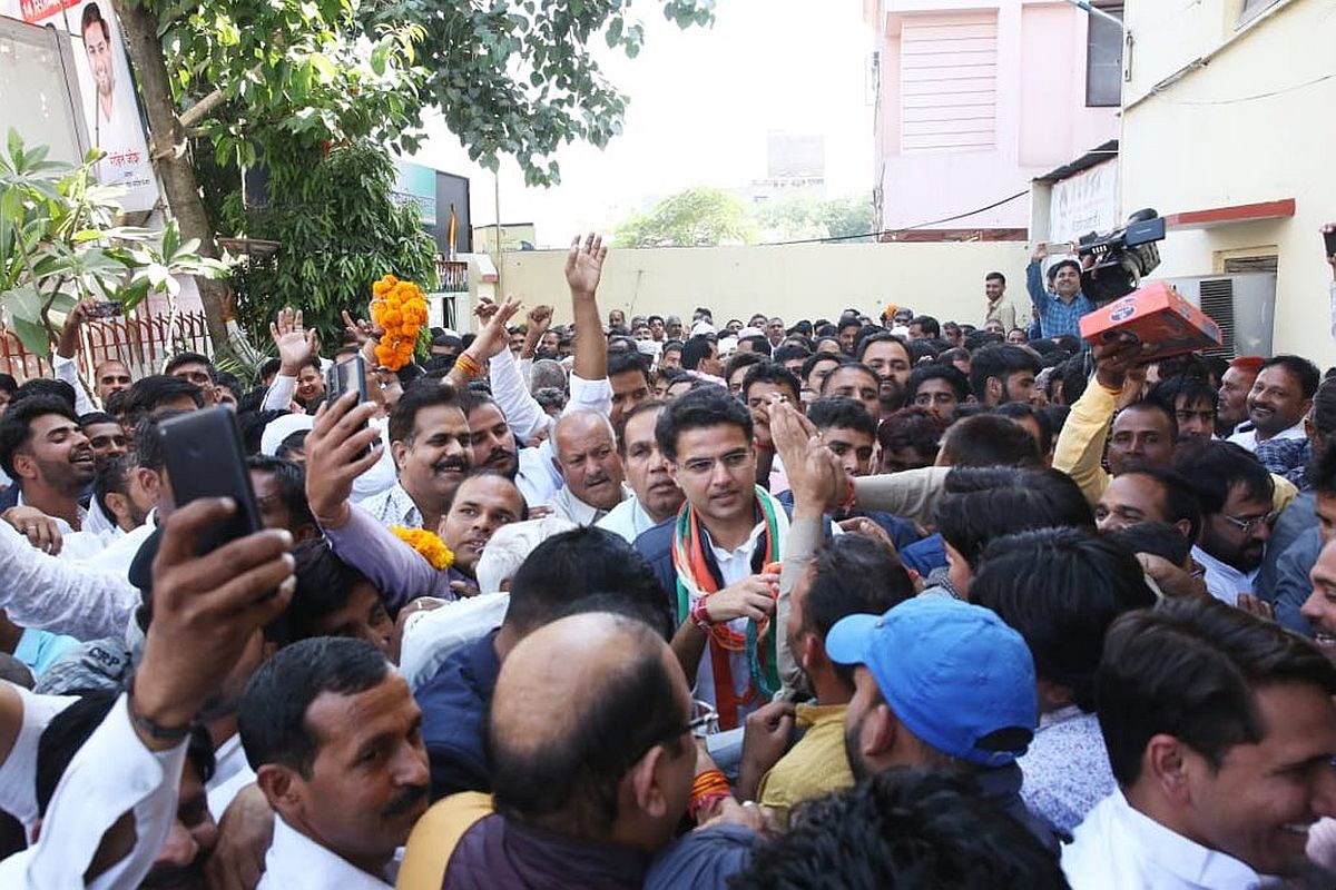 Victory of Congress in ULB elections breaks myth on BJP having strong roots: Sachin Pilot