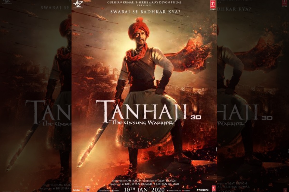 Ajay Devgn’s Tanhaji: The Unsung Warrior new poster out