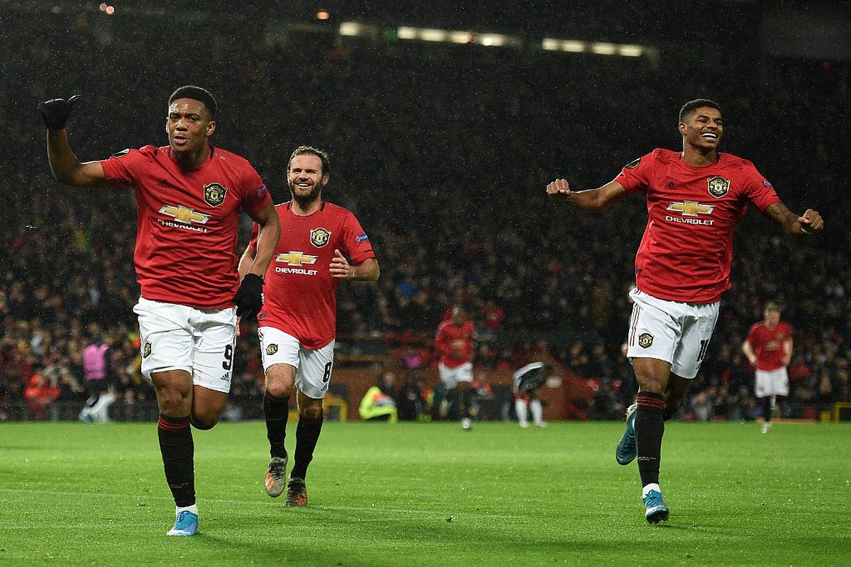 Manchester United beat Partizan 3-0 to reach last 32 in UEFA Europa League