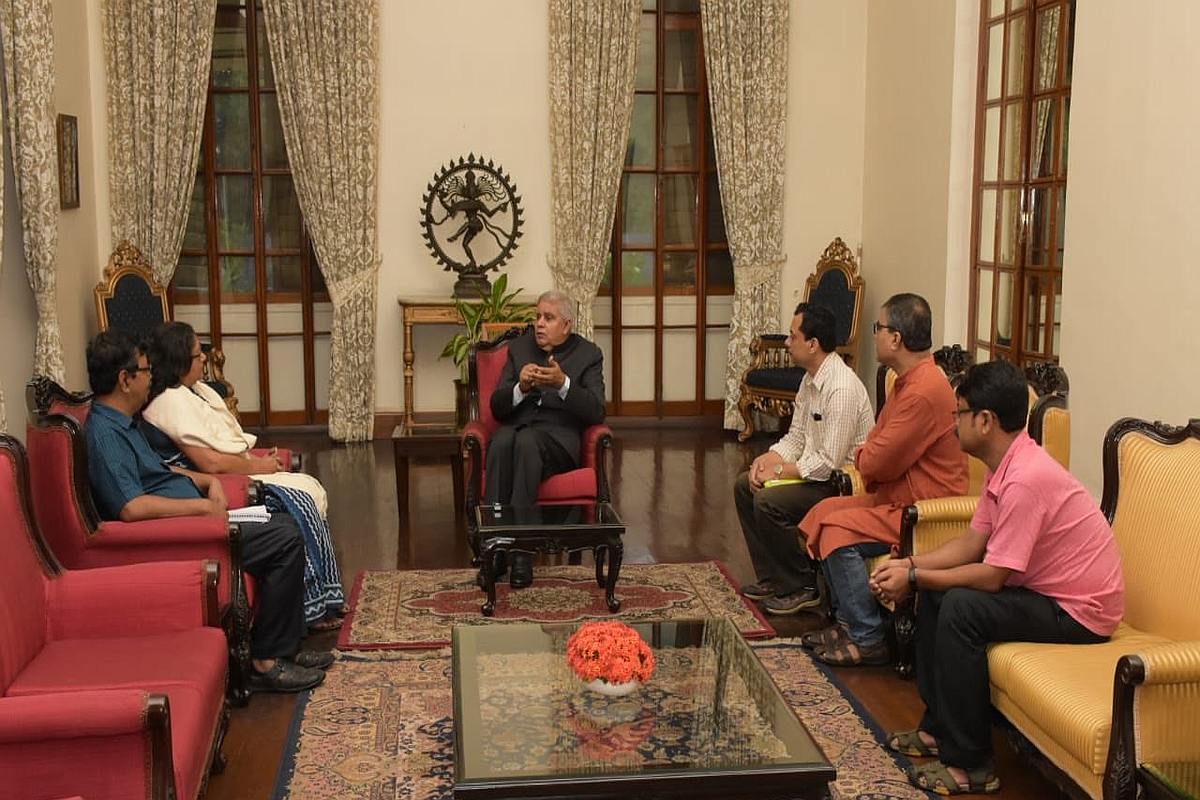 West Bengal Governor meets JUTA delegation discusses IoE tag, UGC pay scale