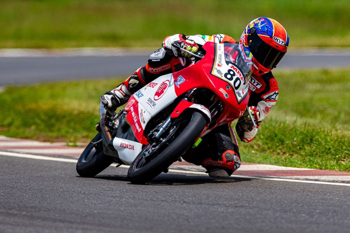 IDEMITSU Honda Racing India’s Rajiv Sethu snaps 2 points