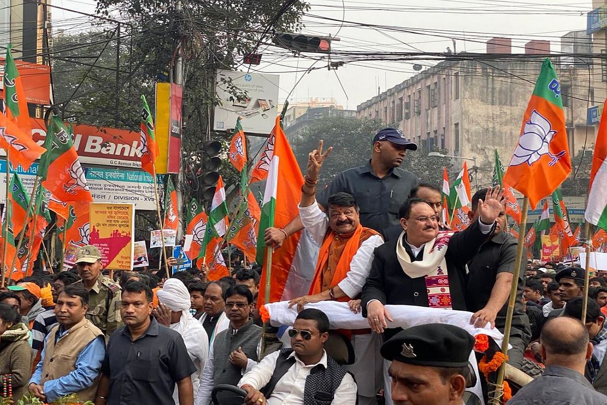 JP Nadda leads mega BJP rally in Kolkata in support of Citizenship Act