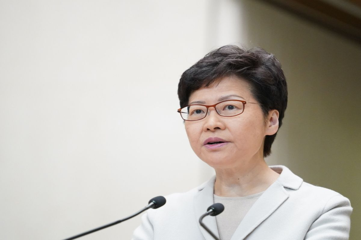 Hong Kong leader Carrie Lam closes ranks with China, condemns US law