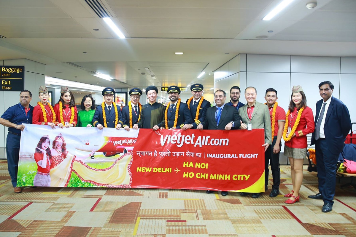 Vietjet launches direct flights from Delhi to Hanoi and Ho Chi Minh City