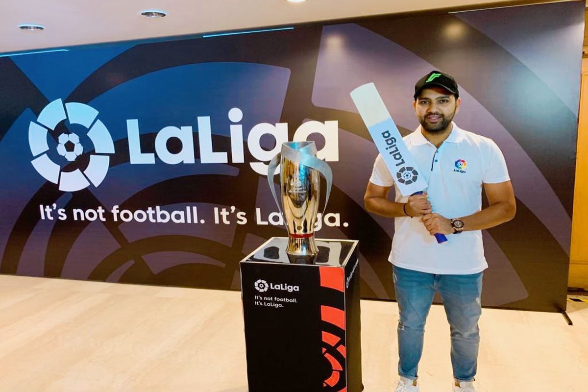 La Liga names Rohit Sharma as their brand ambassador in India