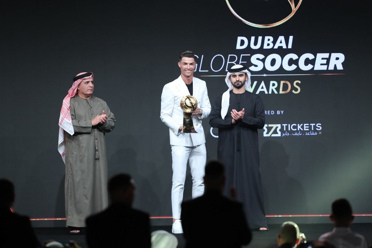 Cristiano Ronaldo bags Dubai Globe Soccer Awards’ best men’s player