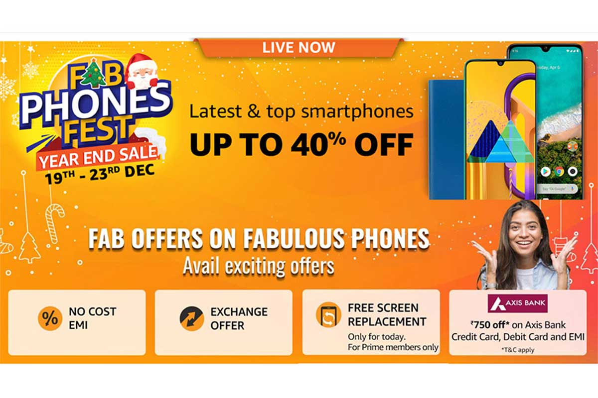 Amazon India brings December mobile sale ‘Fab Phones Fest’