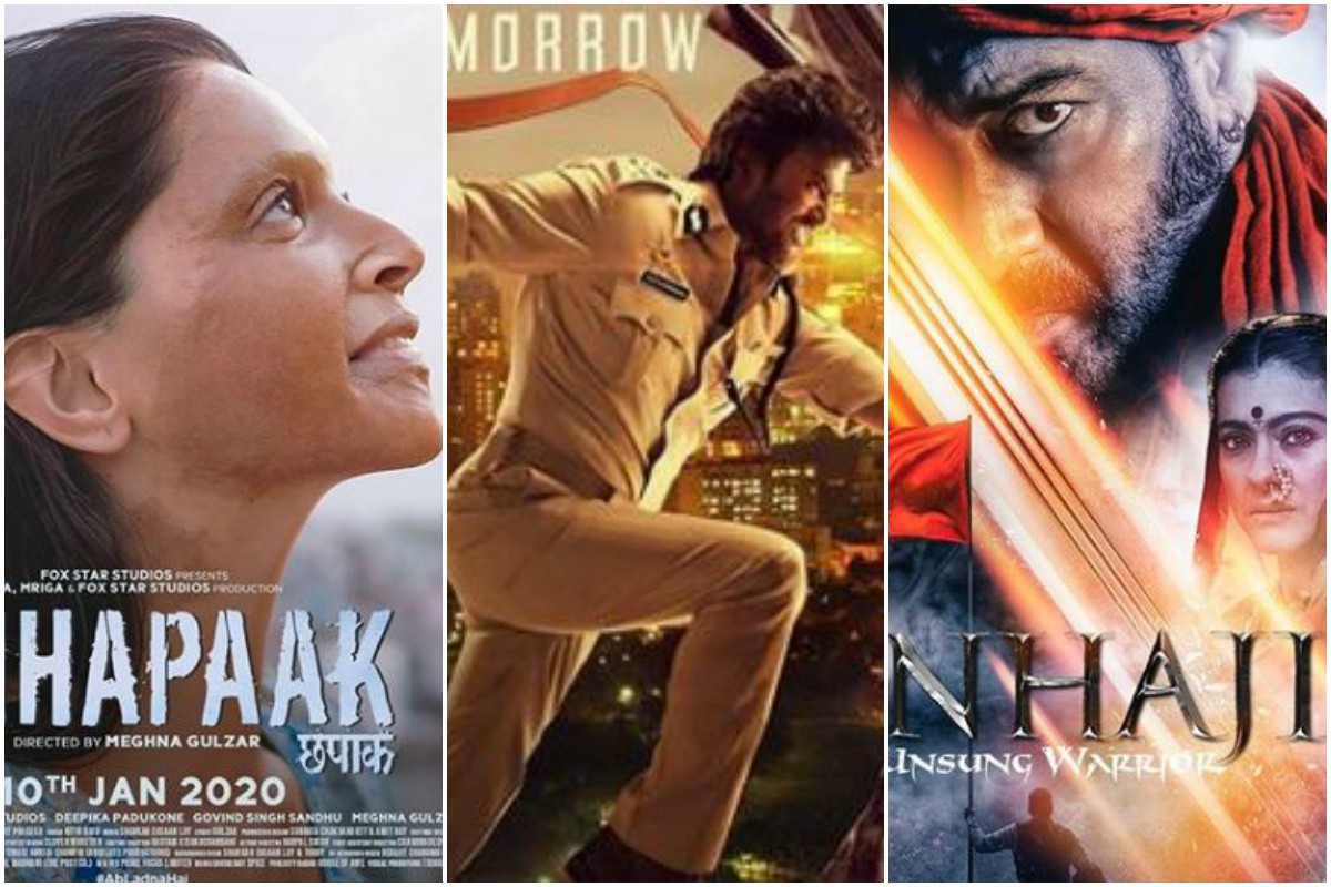 Chhapaak, Tanhaji: The Unsung Warrior, Darbar to see Box Office clash