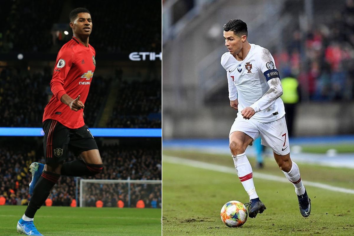 Revealed | Similarities between Rashford and Ronaldo as observed by United boss