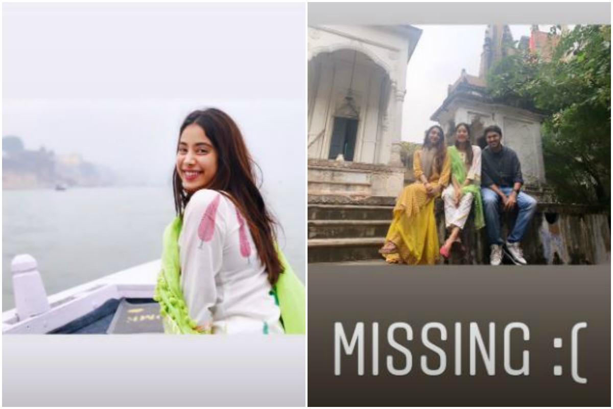 Janhvi Kapoor misses her last vacation, shares pictures from Varanasi trip