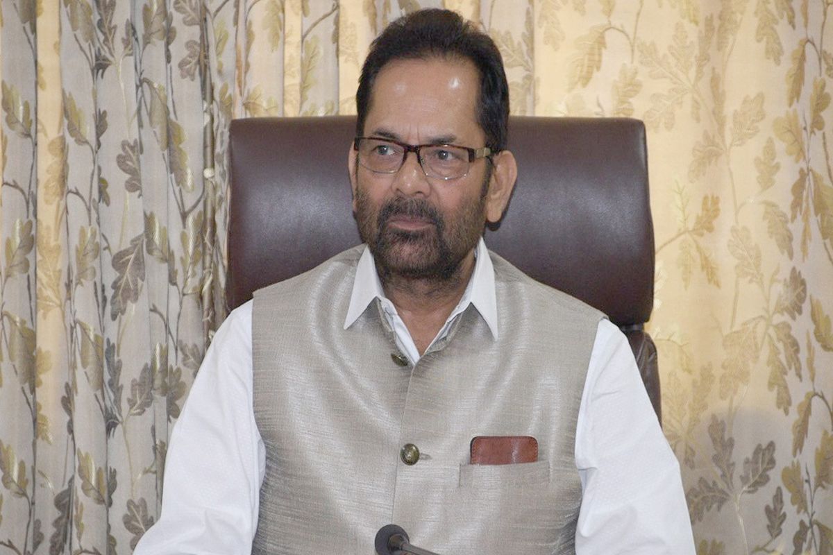 ‘Action must be taken’: Mukhtar Abbas Naqvi on UP cop’s ‘go to Pak’ rant at CAA protesters
