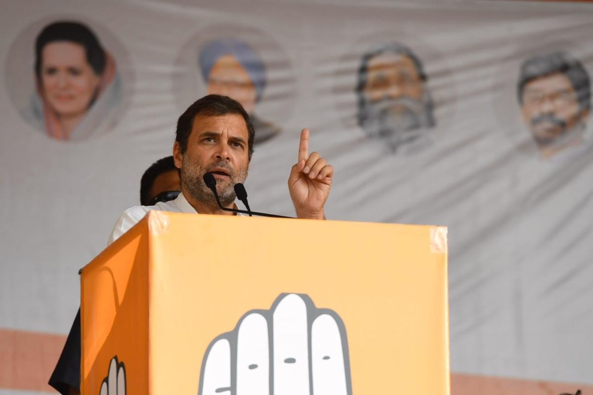 Rahul Gandhi to hold rally in Jharkhand on Monday, third phase of election on December 12