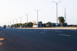 Plastic sheets protecting Guwahati road dividers from ‘paan’ ahead of PM Modi and Shinzo Abe’s meeting
