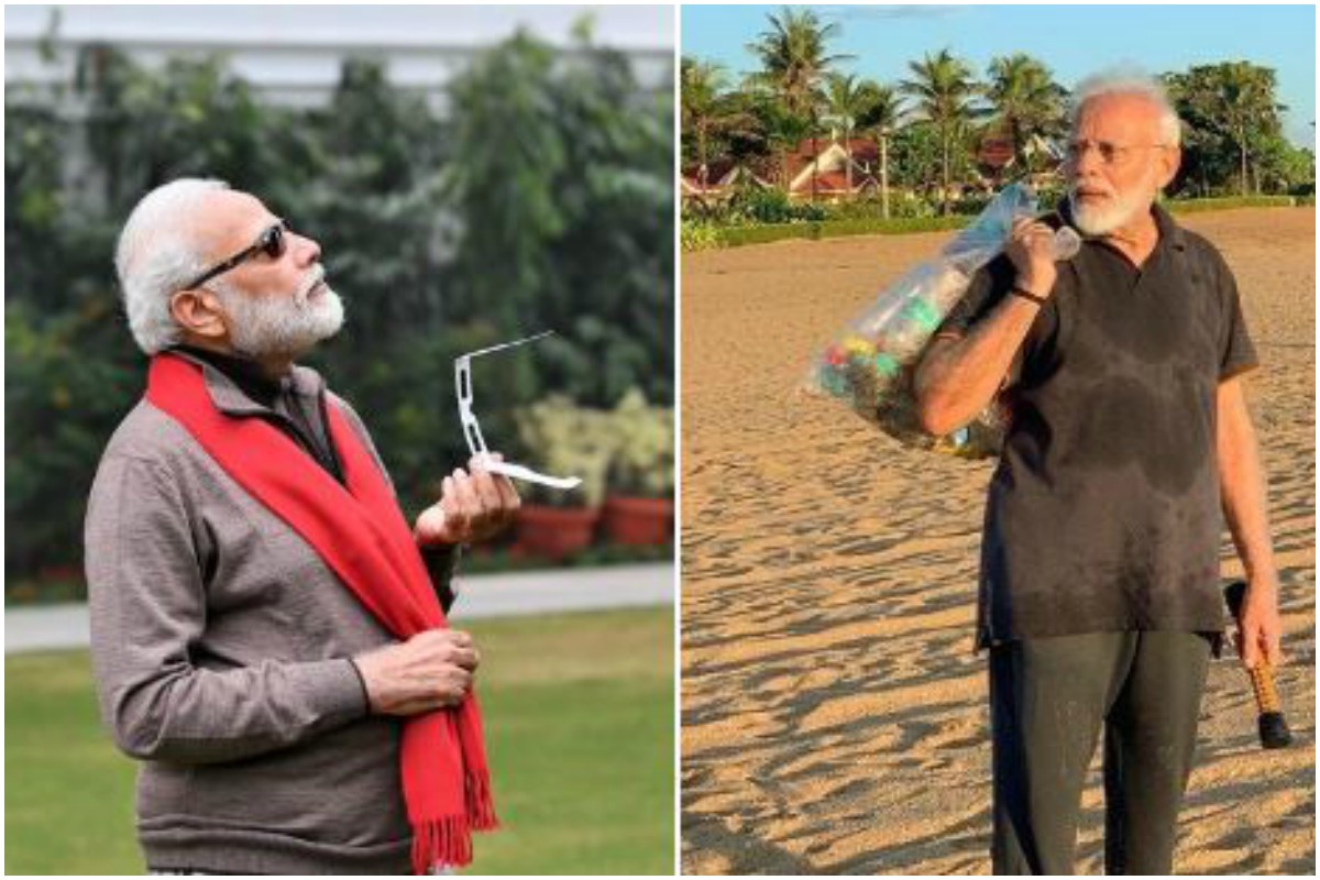PM Modi pic watching solar eclipse goes viral; Twitter has the best memes